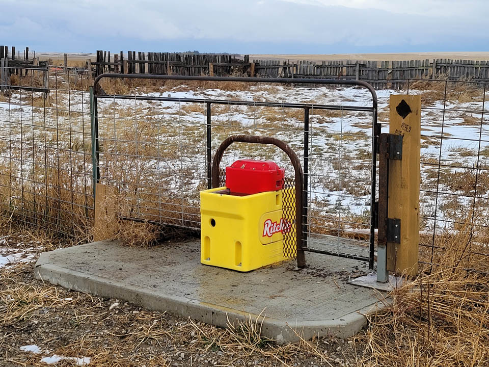 Stock Waterer Install With Removable Access Panel